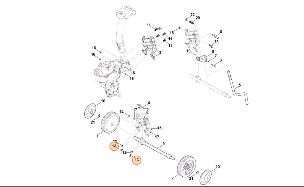 STIHL Glebogryzarka spalinowa MH445.0 Śruba z łbem okrągłym M8x16 9027 068 1770 | Outlet